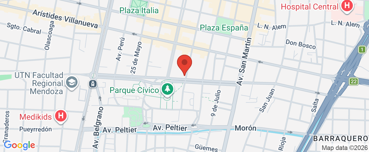 Mapa de la ubicación