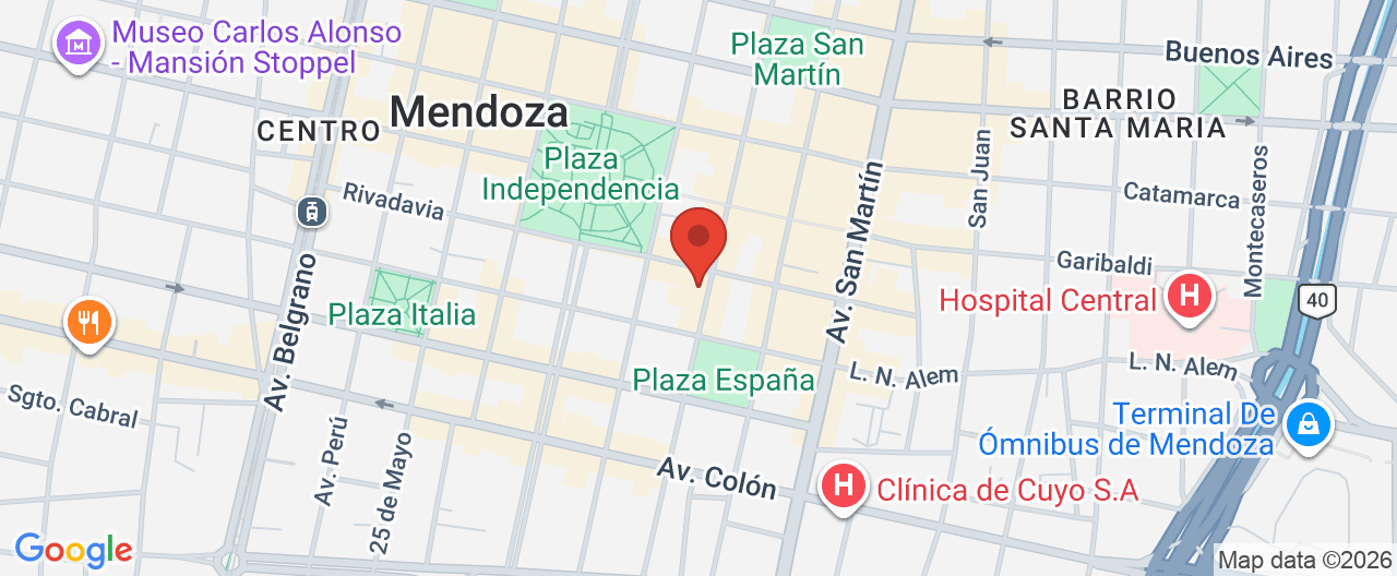 Mapa de la ubicación
