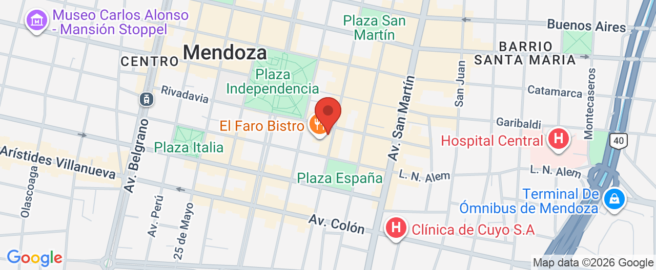 Mapa de la ubicación