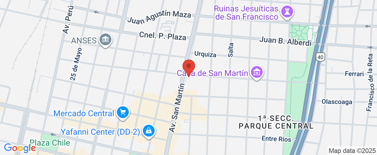 Mapa de la ubicación
