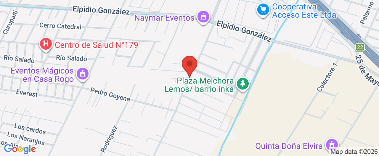 Mapa de la ubicación