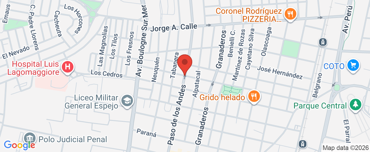 Mapa de la ubicación