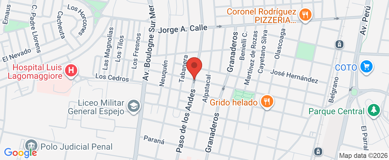 Mapa de la ubicación