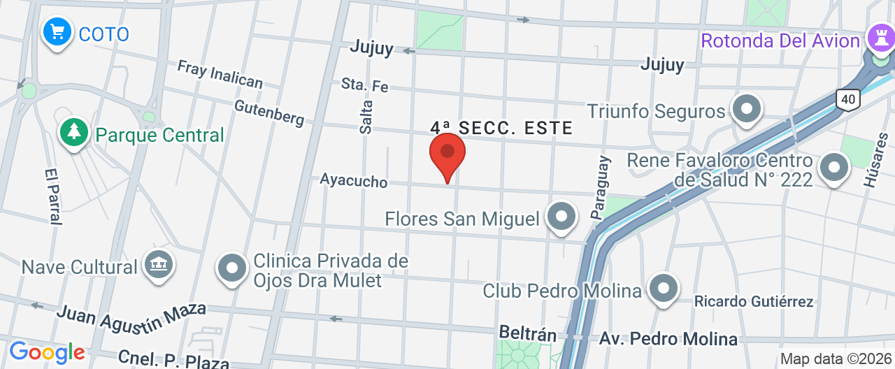 Mapa de la ubicación