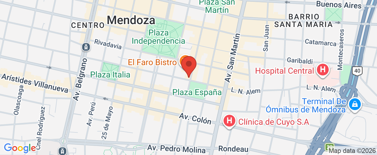 Mapa de la ubicación