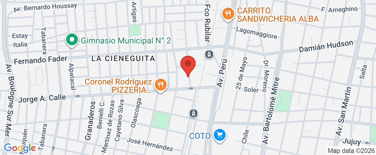 Mapa de la ubicación