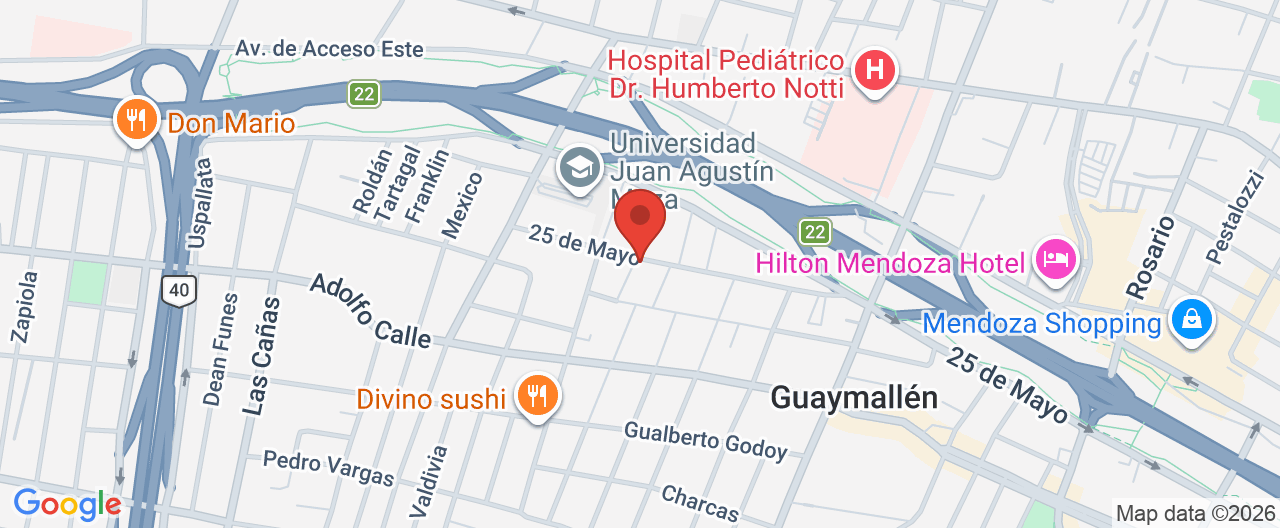 Mapa de la ubicación