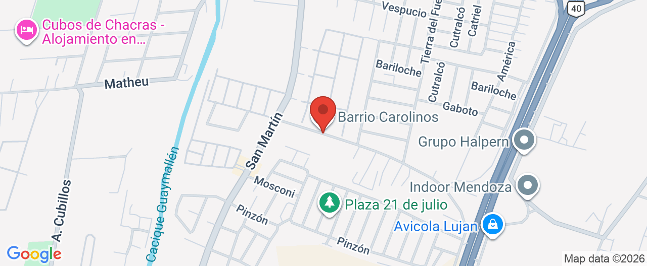 Mapa de la ubicación