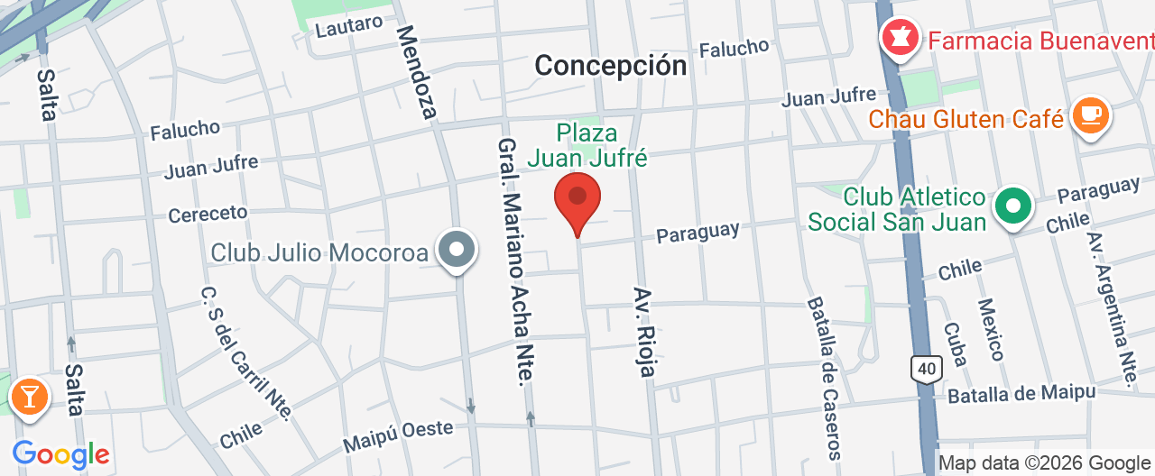 Mapa de la ubicación