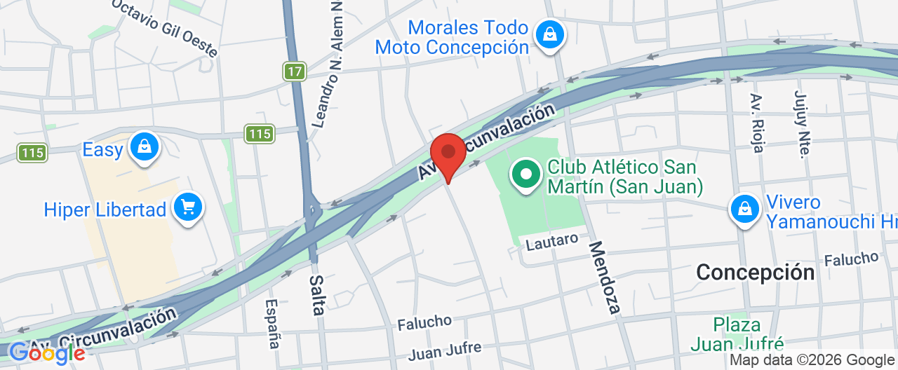 Mapa de la ubicación