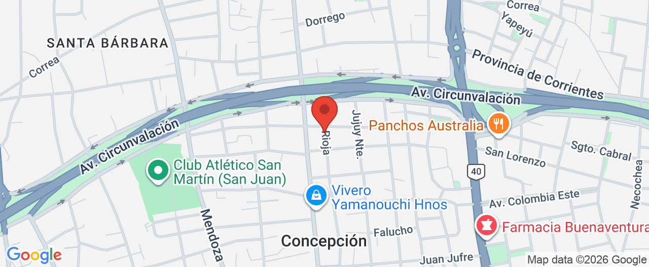 Mapa de la ubicación