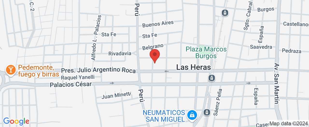 Mapa de la ubicación