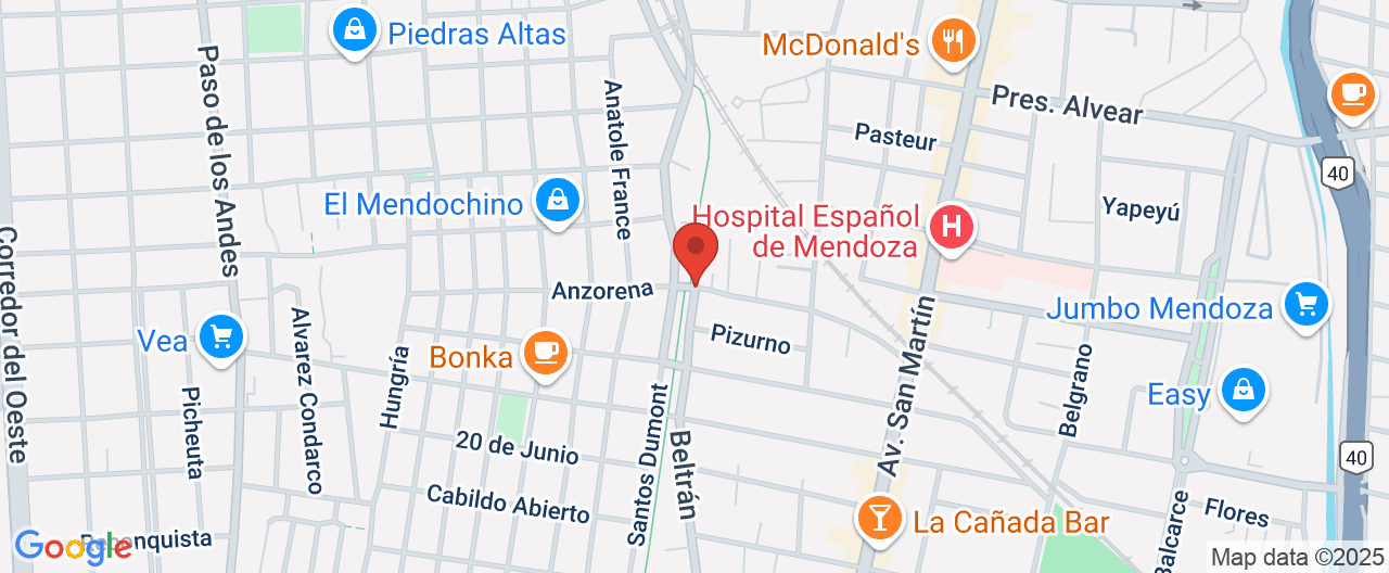 Mapa de la ubicación