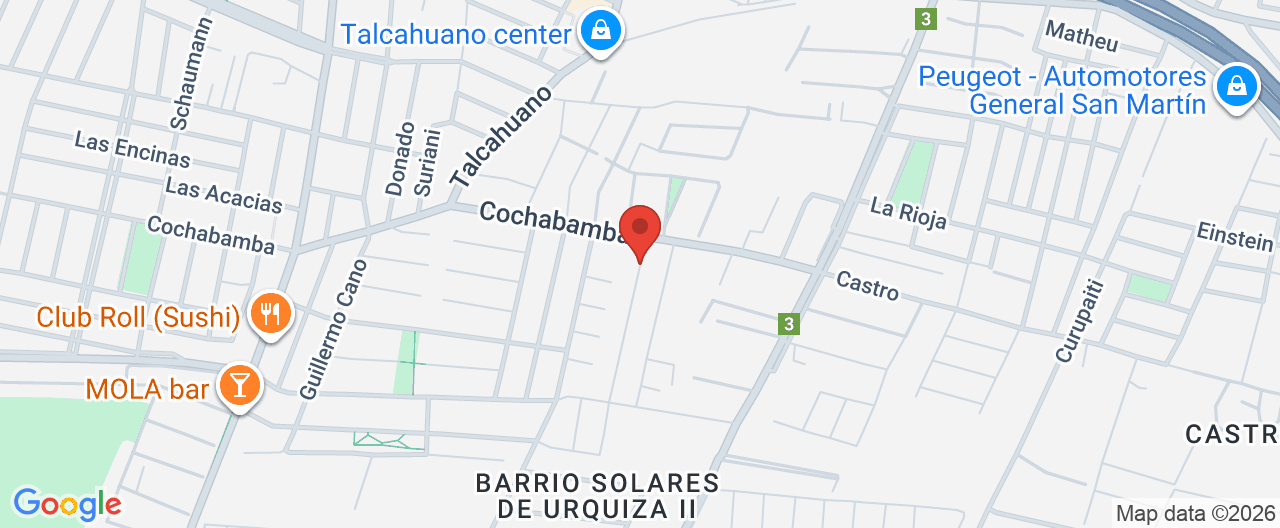 Mapa de la ubicación