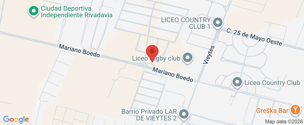 Mapa de la ubicación