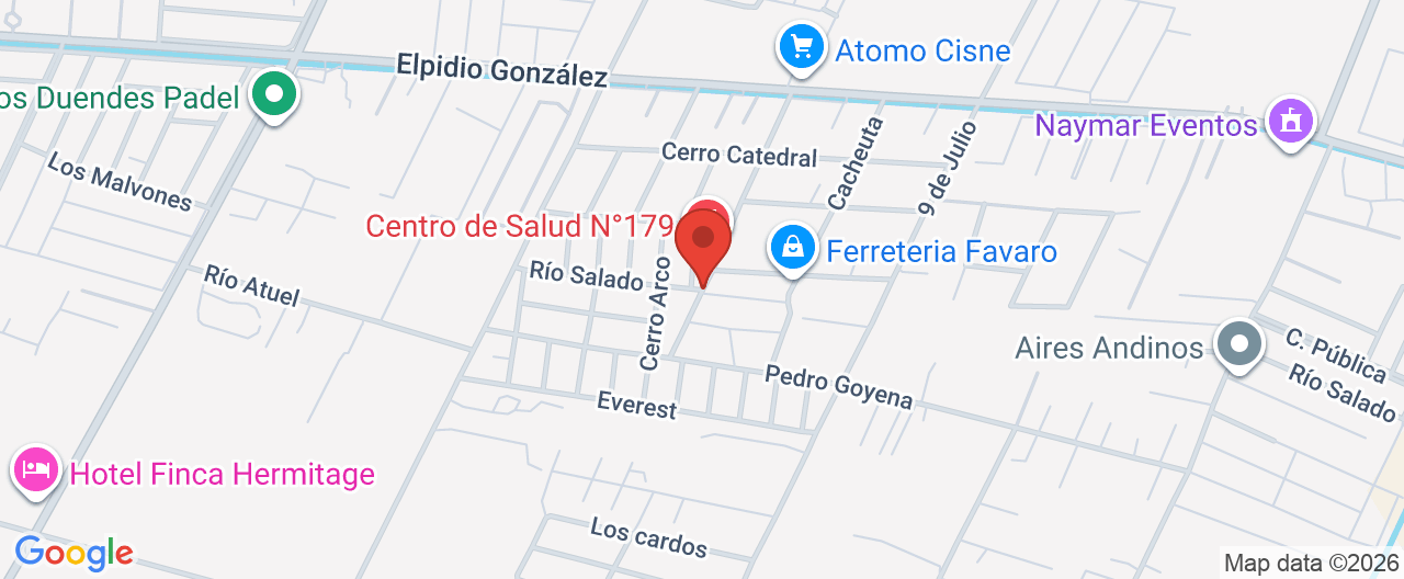 Mapa de la ubicación