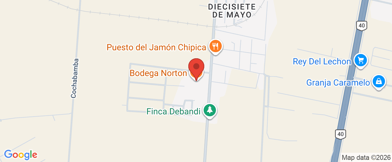 Mapa de la ubicación