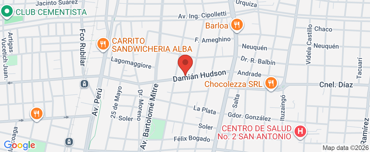 Mapa de la ubicación