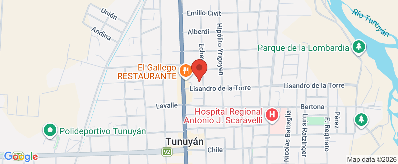 Mapa de la ubicación