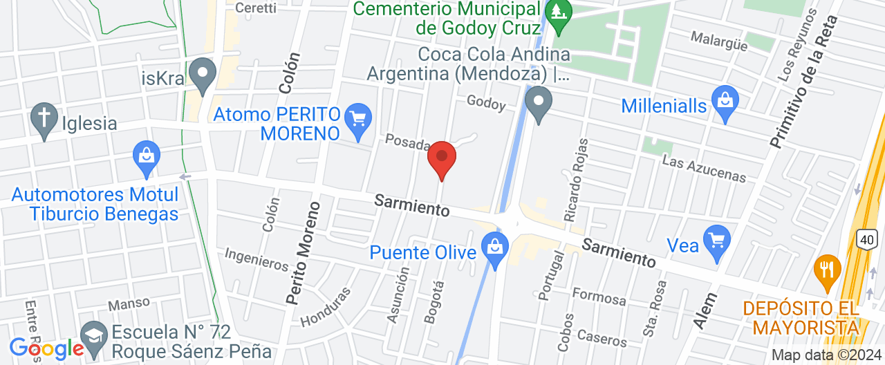 Mapa de la ubicación