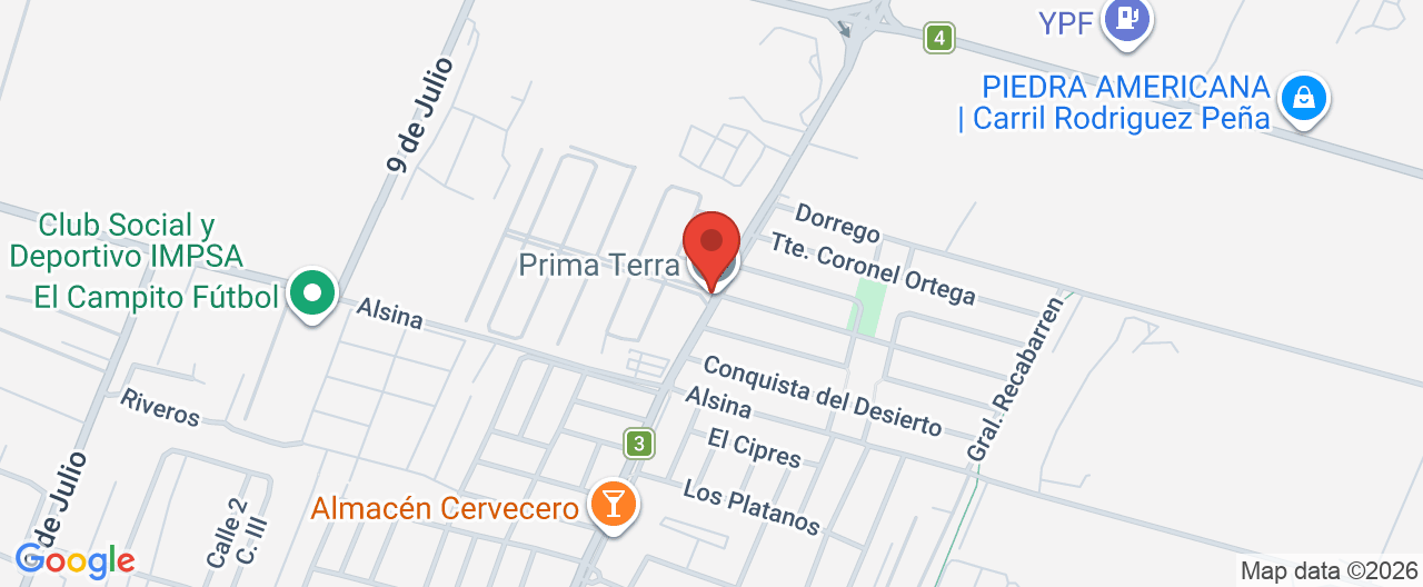 Mapa de la ubicación