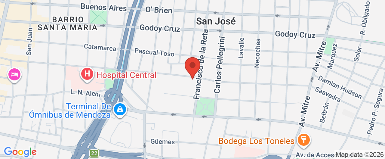 Mapa de la ubicación