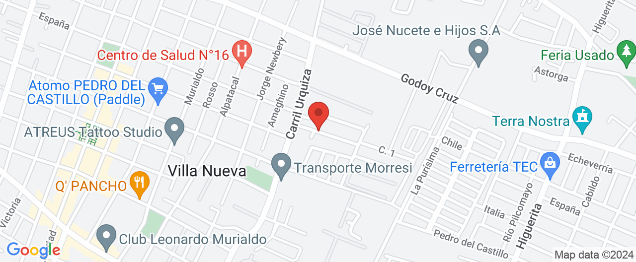 Mapa de la ubicación