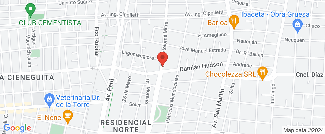 Mapa de la ubicación
