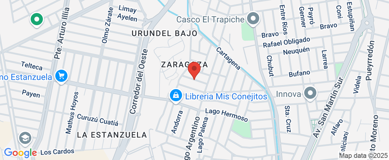 Mapa de la ubicación