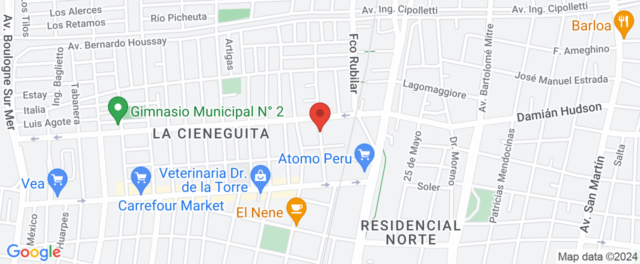 Mapa de la ubicación