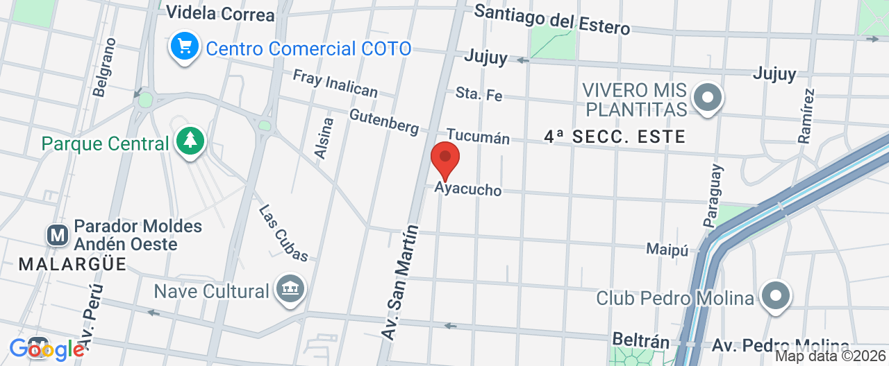 Mapa de la ubicación