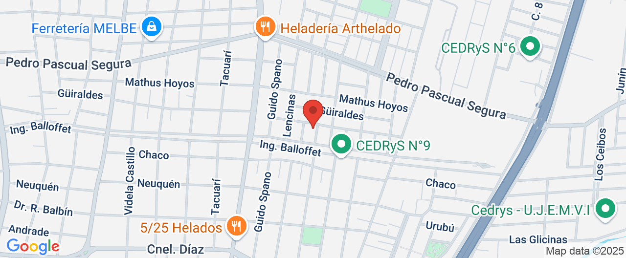 Mapa de la ubicación
