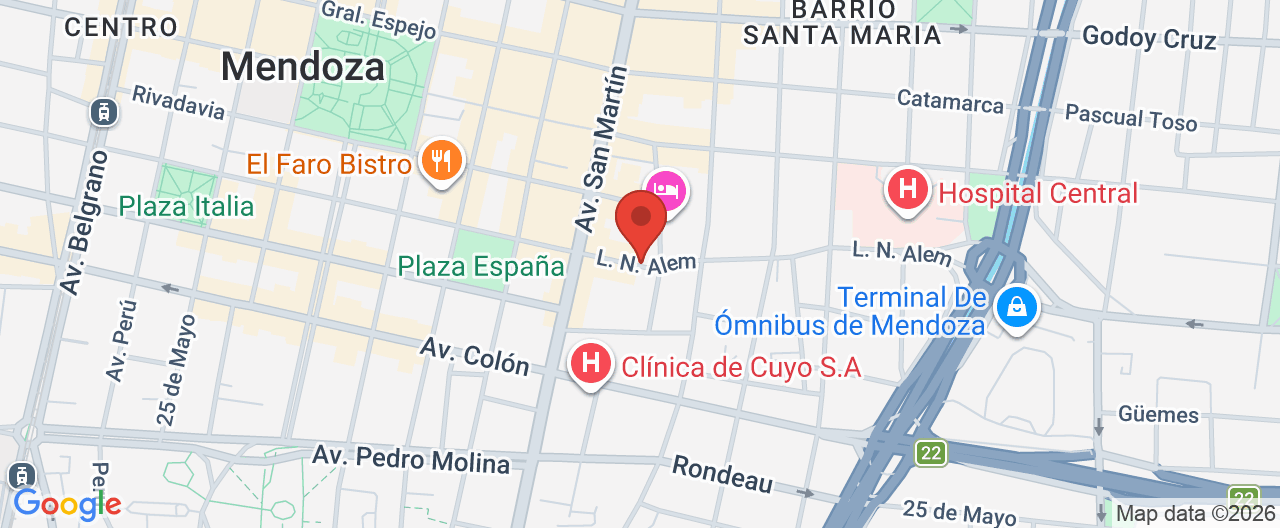 Mapa de la ubicación