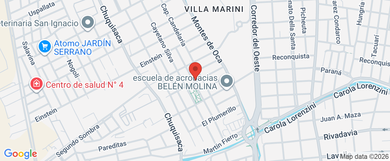 Mapa de la ubicación