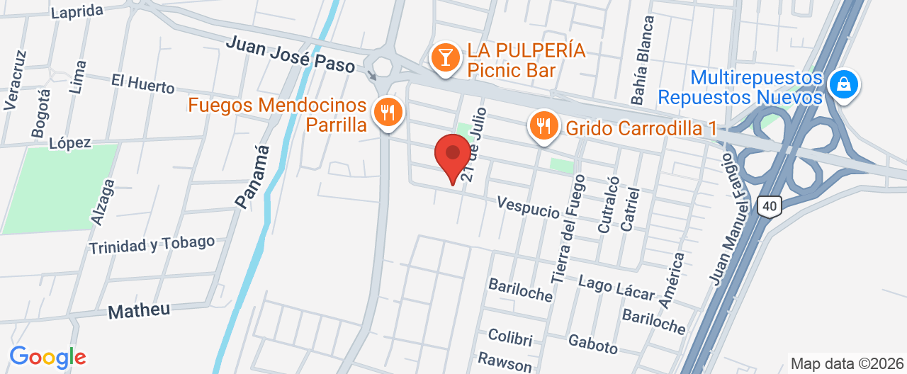 Mapa de la ubicación