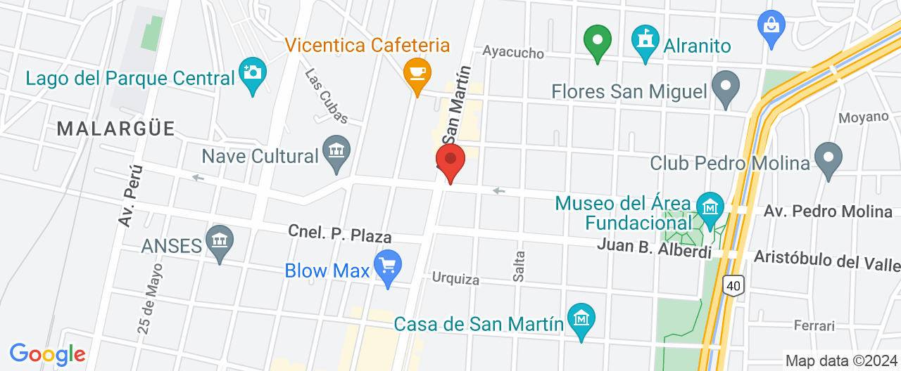 Mapa de la ubicación