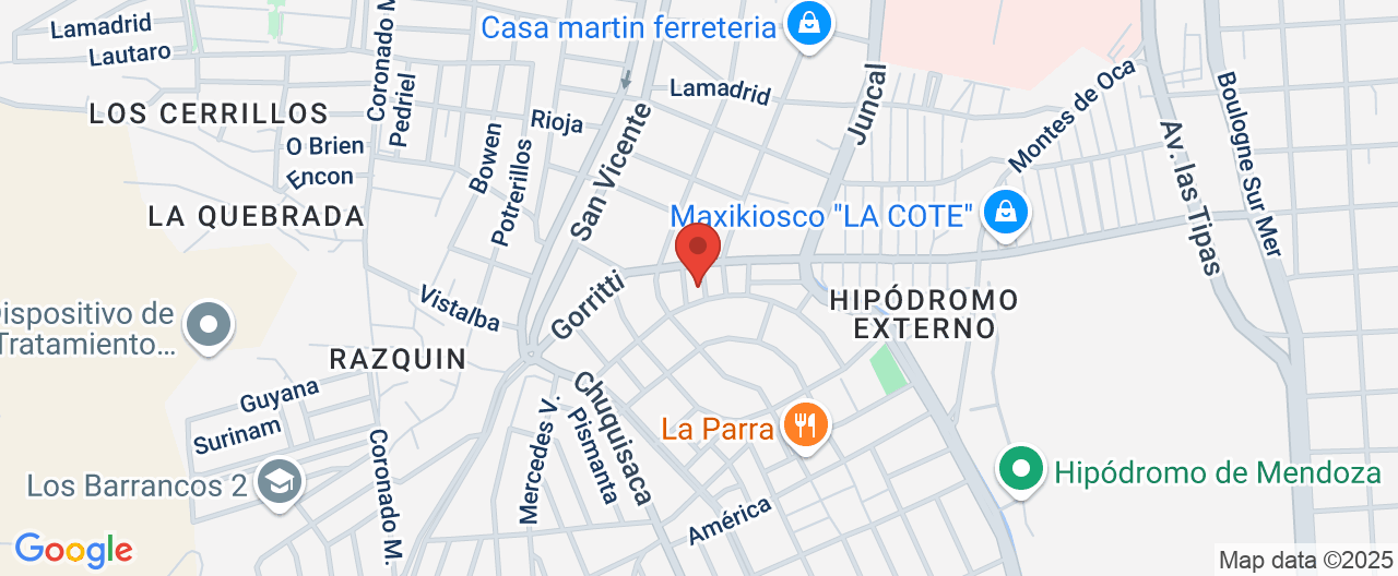 Mapa de la ubicación