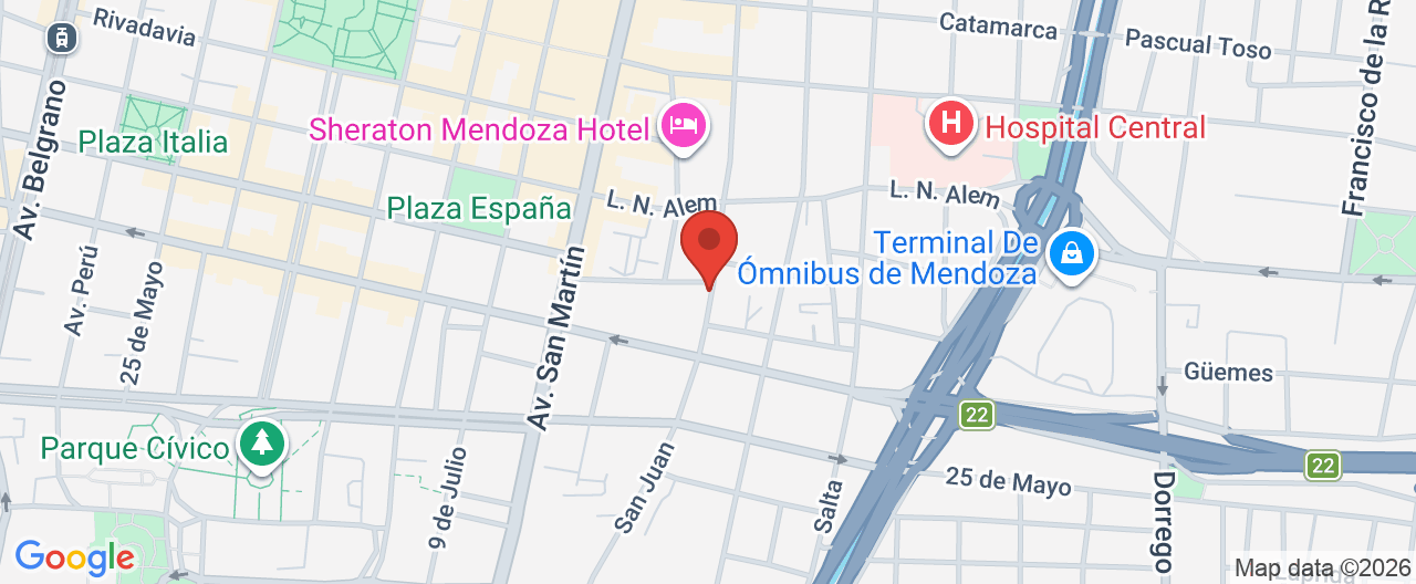 Mapa de la ubicación