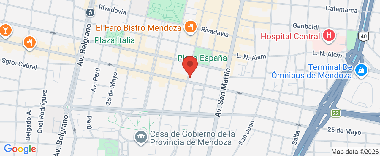 Mapa de la ubicación