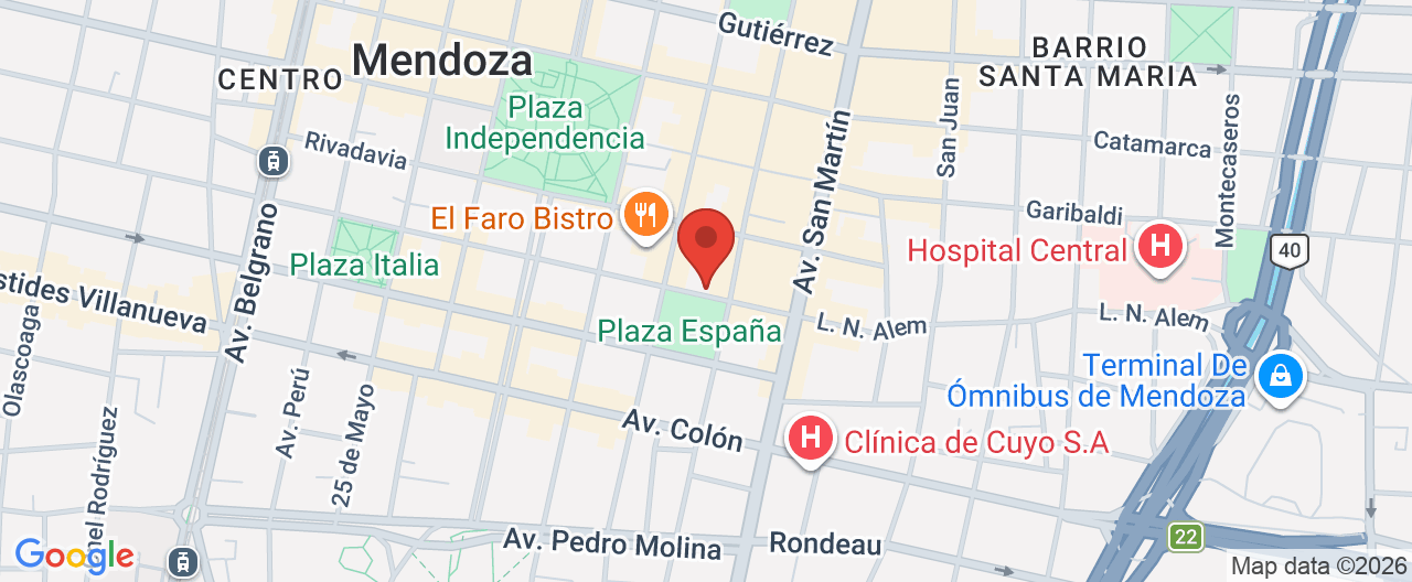 Mapa de la ubicación