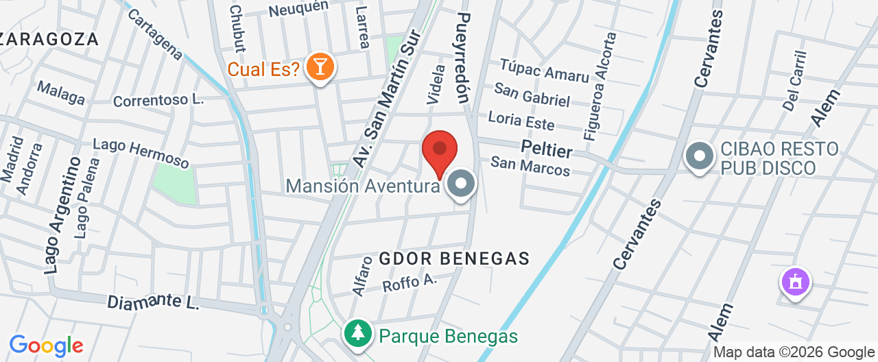 Mapa de la ubicación