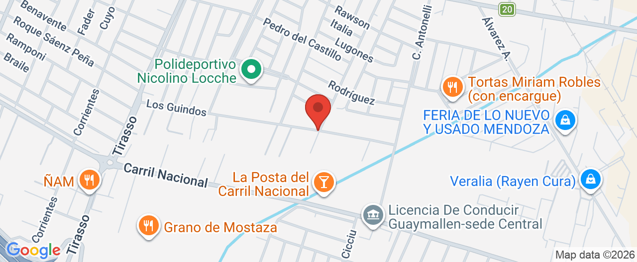 Mapa de la ubicación