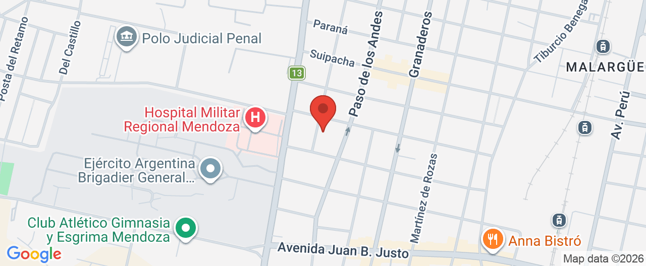 Mapa de la ubicación