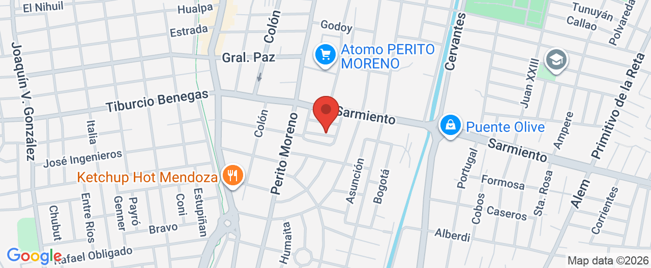 Mapa de la ubicación