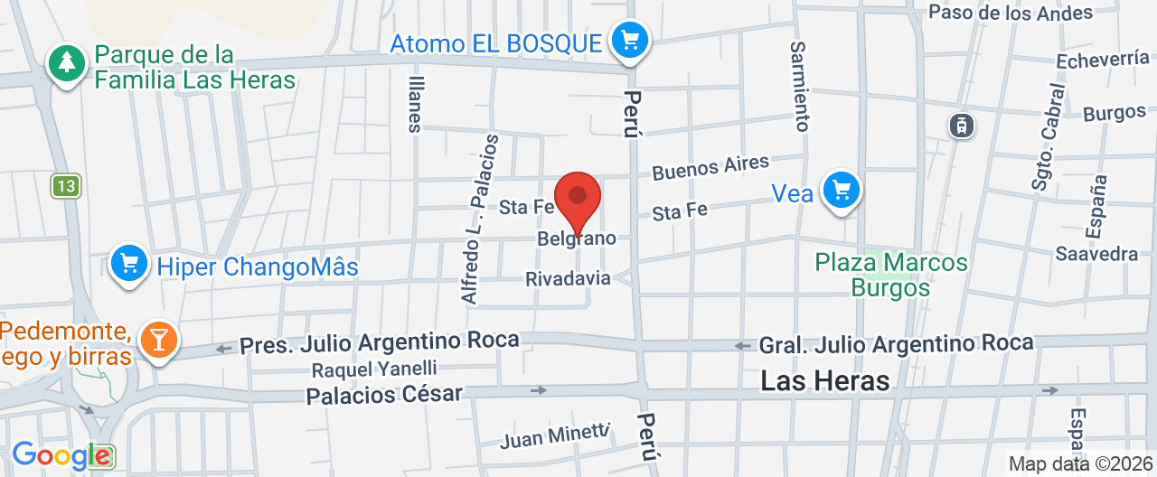 Mapa de la ubicación