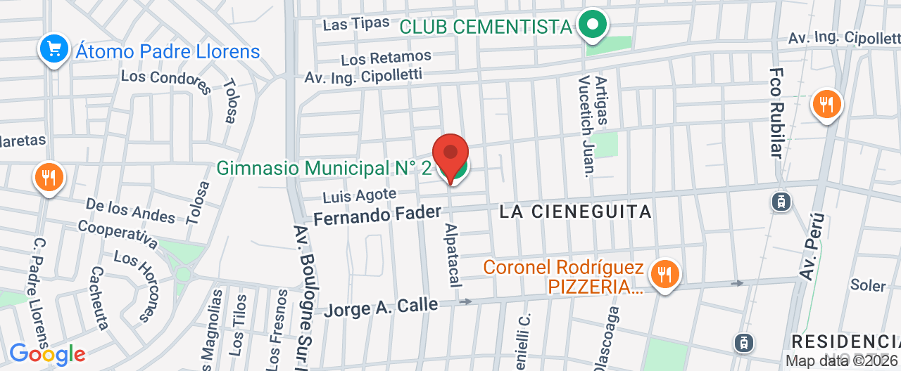 Mapa de la ubicación