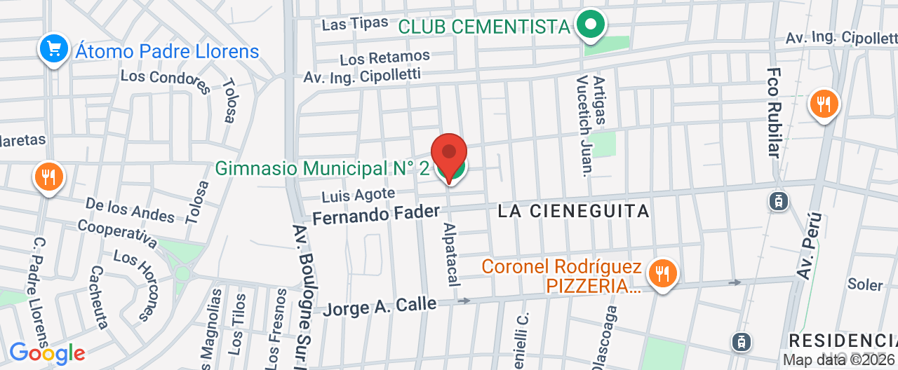 Mapa de la ubicación