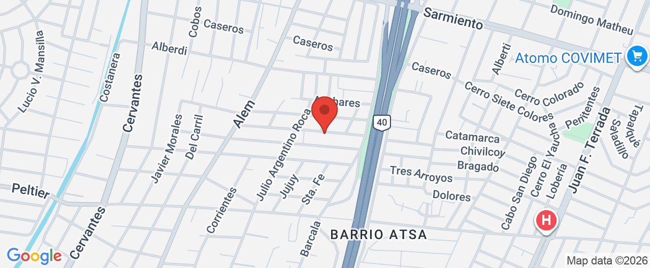Mapa de la ubicación
