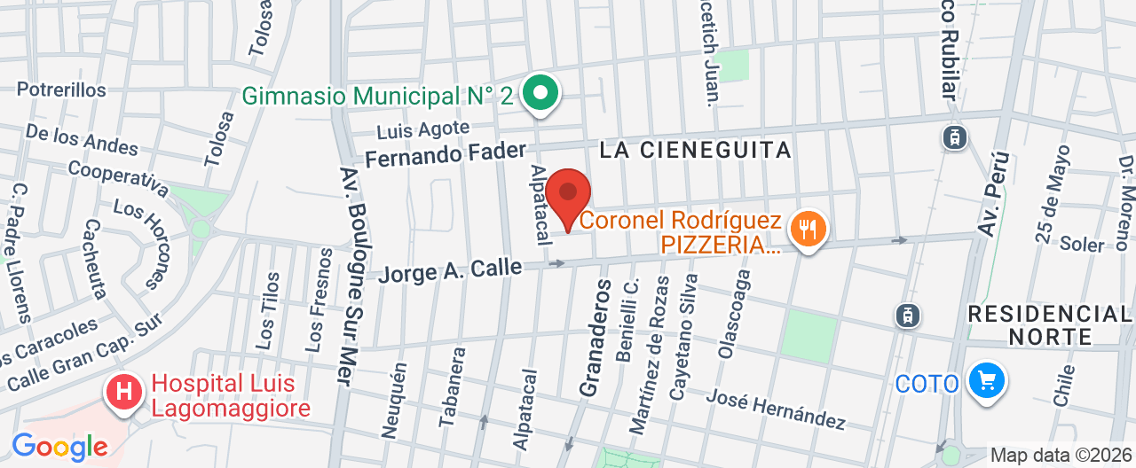 Mapa de la ubicación