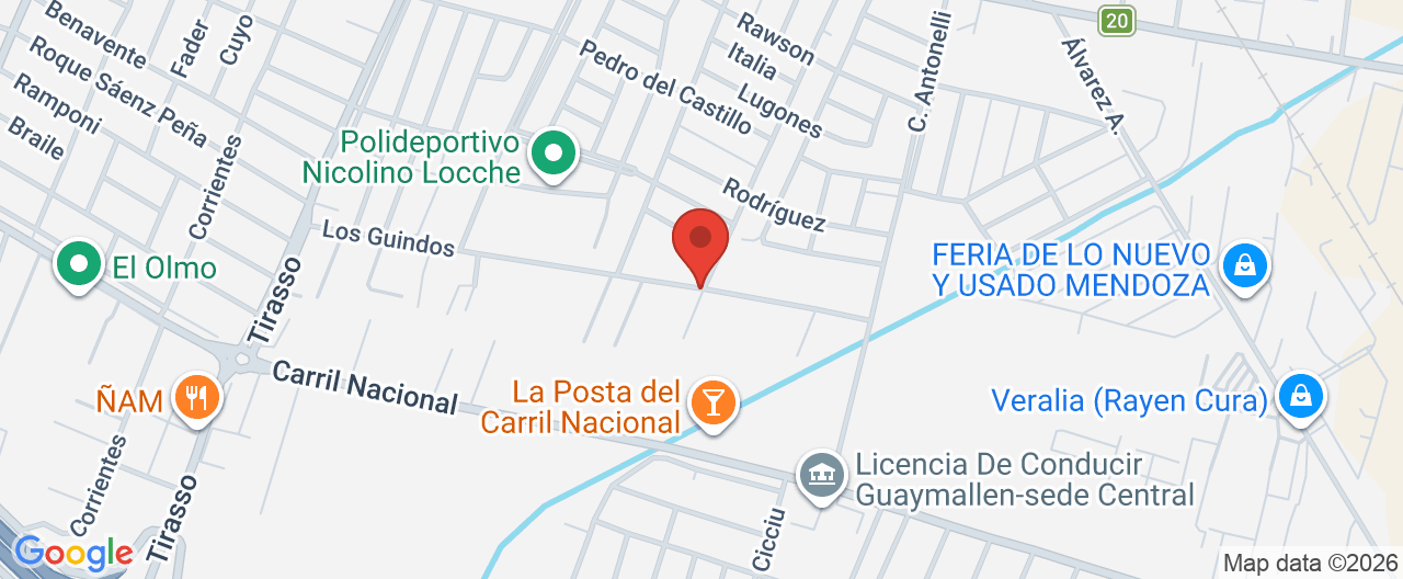 Mapa de la ubicación